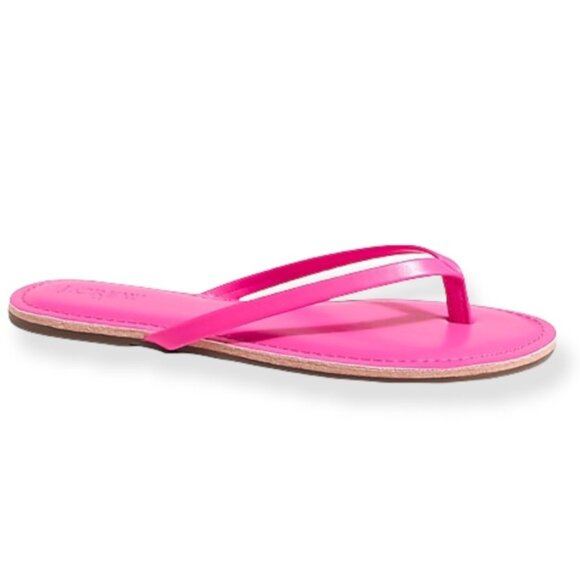 J. Crew Fuchsia Easy Summer Flip-Flops/NWT/9M - Picture 5 of 9